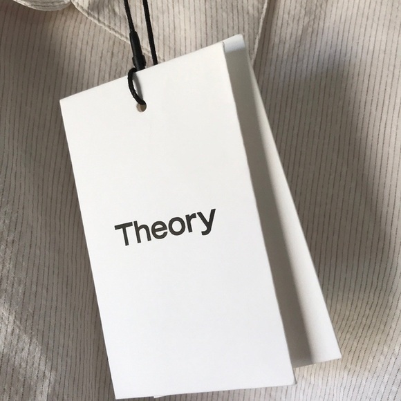 Theory Classic Straight Shirt Size Petite - Picture 5 of 7